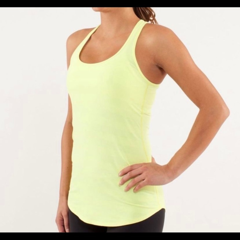 Two lululemon racerback tank tops.